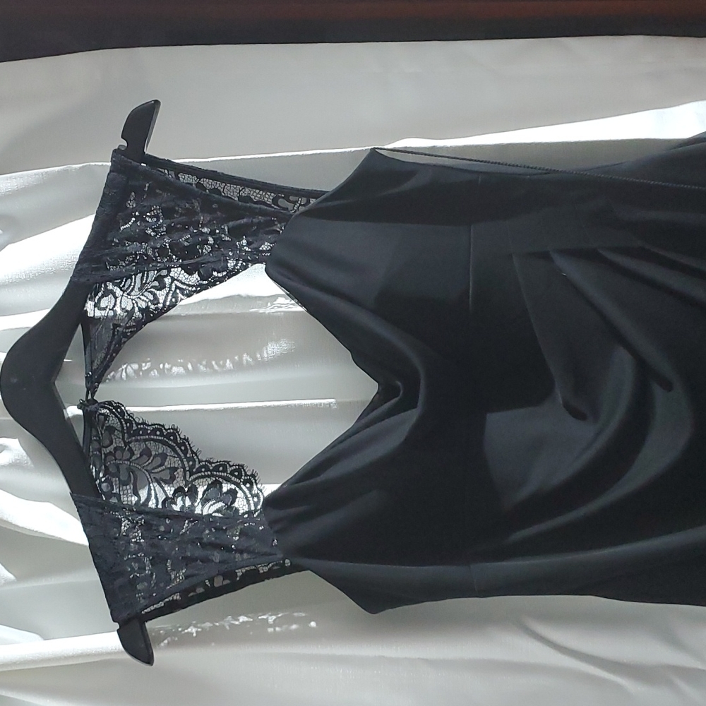 Black short dress